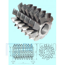 Фреза червячная М 1,5  кл.т.А, Р6М5, 20град 63х50х27мм; 1°26' (2510-4134) ГОСТ 9324-80 тип 2 