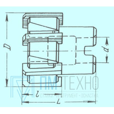 Развертка d 80,0х35х32 Н9 насадная Р6М5 со вставными пластинами Z=10