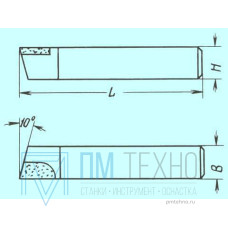 Резец Проходной упорный прямой 20х12х100 Т5К10