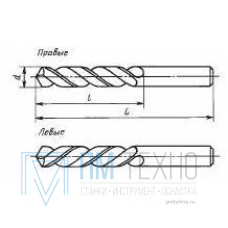 Сверло d  2,7х20х40 ц/х ВК8 цельное